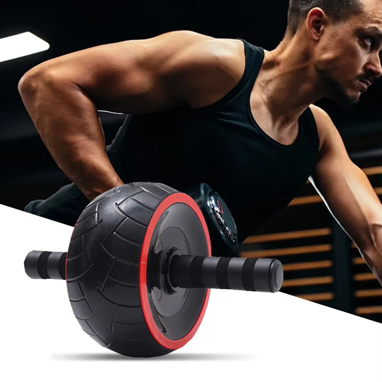 Advanced Abdominal Exercise Wheel – Smooth & Silent Rollout Design